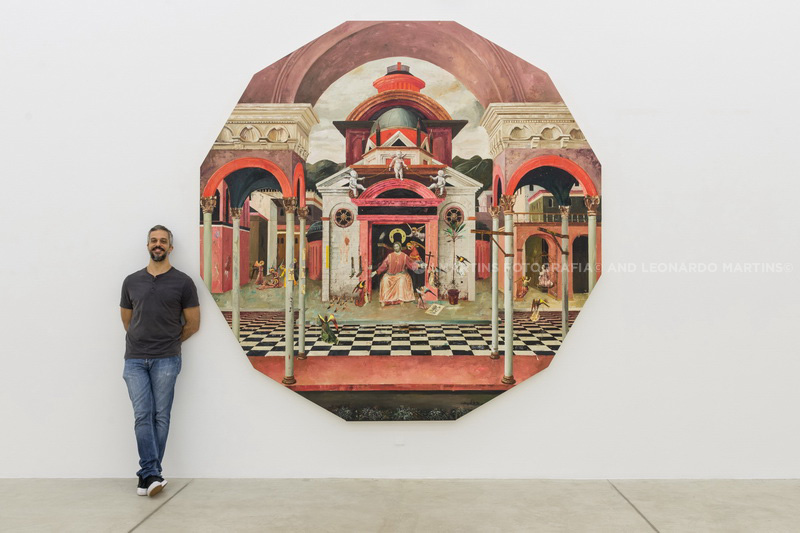 André Griffo e sua obra “A quem devo pagar minha indulgência” André Griffo e sua obra “A quem devo pagar minha indulgência”